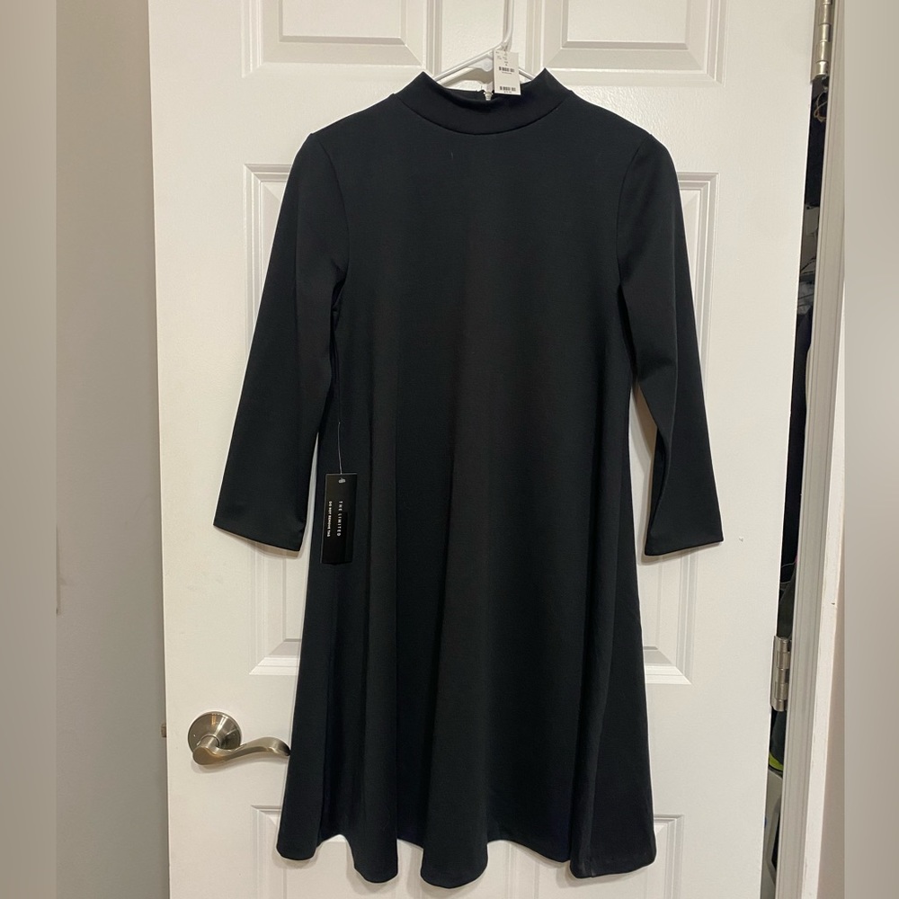 The Limited Black Long-Sleeved Dress